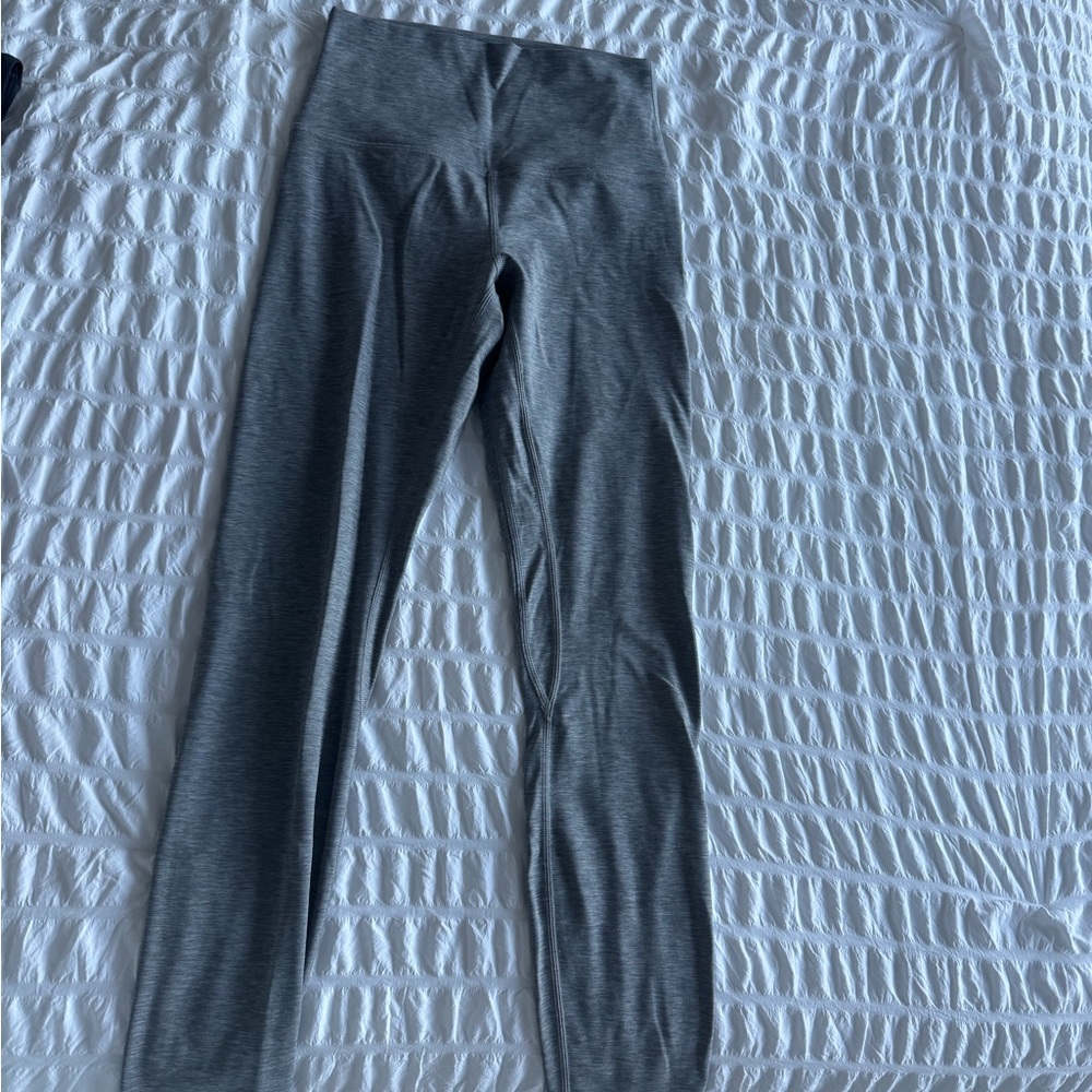 Lululemon heather Gray High-Waisted Leggings